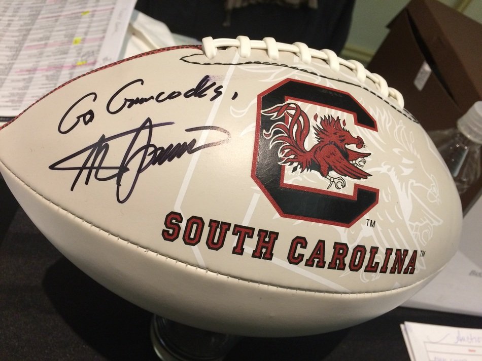 ball of South Carolina football team
