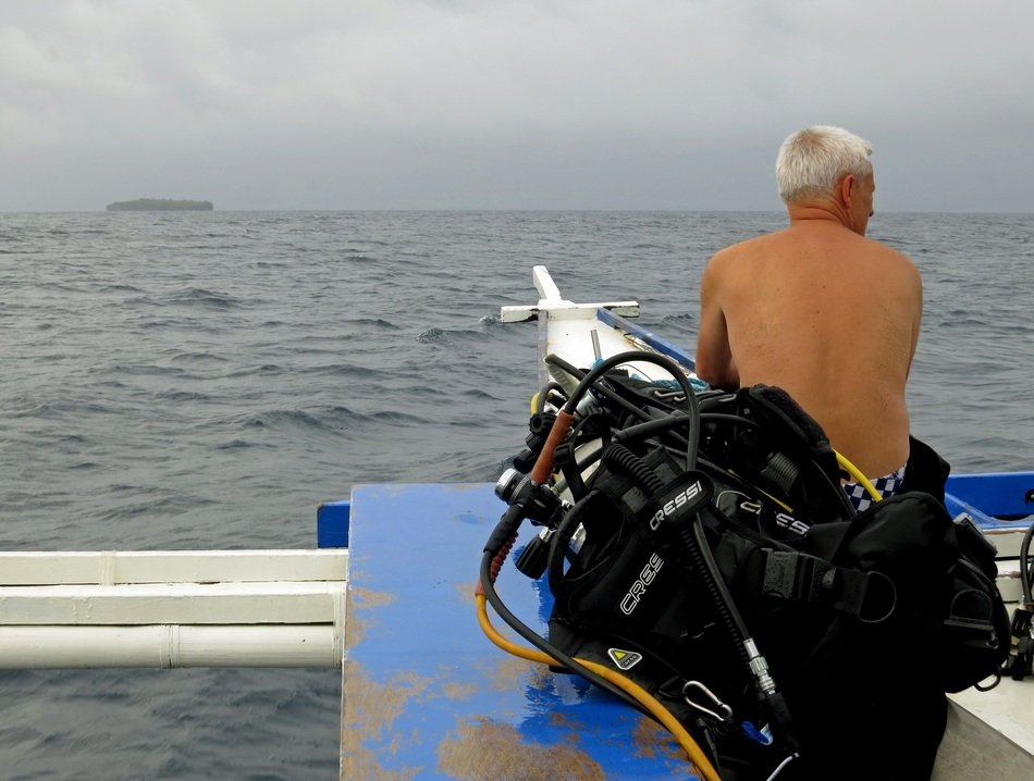 the man on the boat