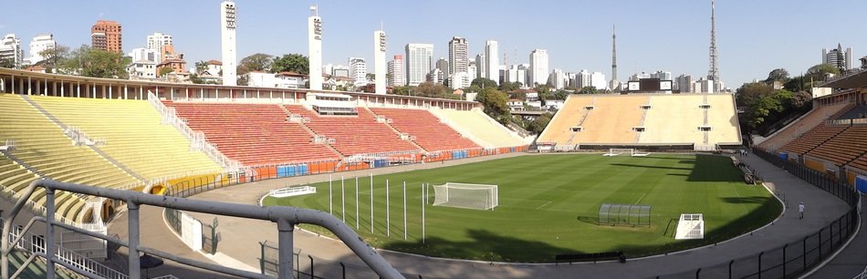 photo of the stadium in Santo Paulo, Brazil
