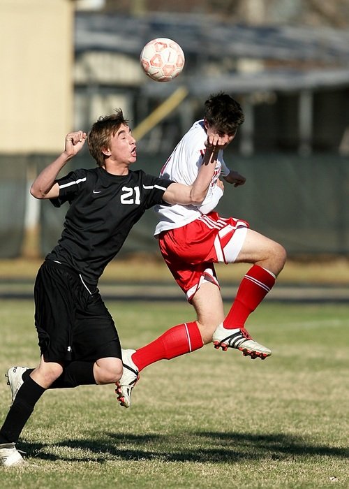 game of a head in football