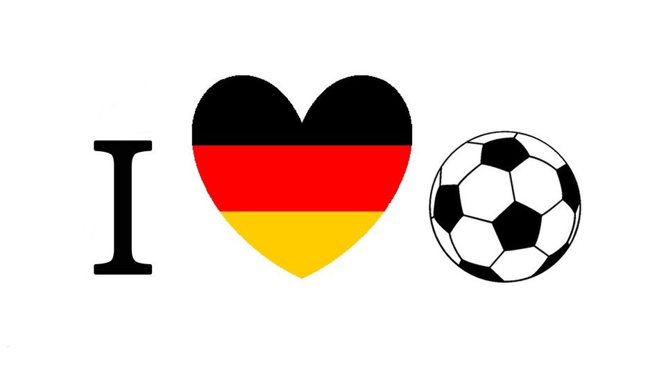 'I love Germany' in football paraphernalia