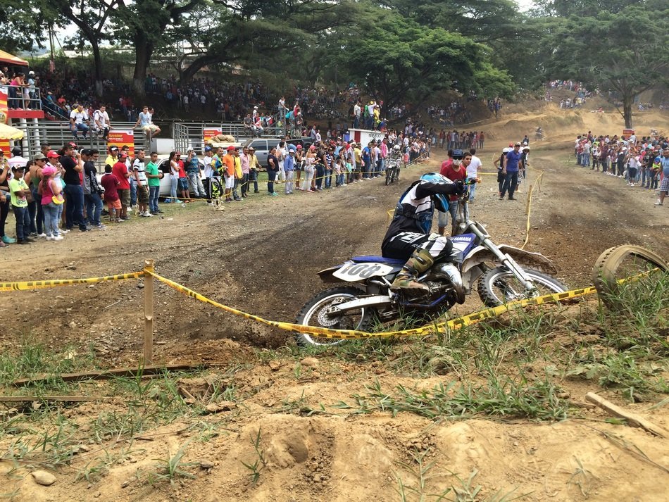 motorcycle racing as a show for the audience