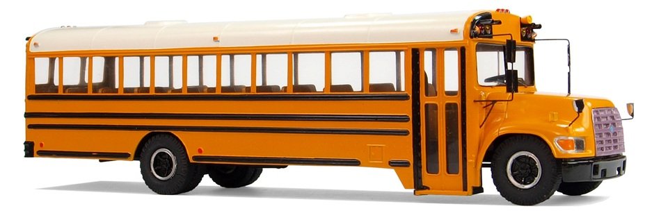 Ford Type B700 Bus drawing at white background