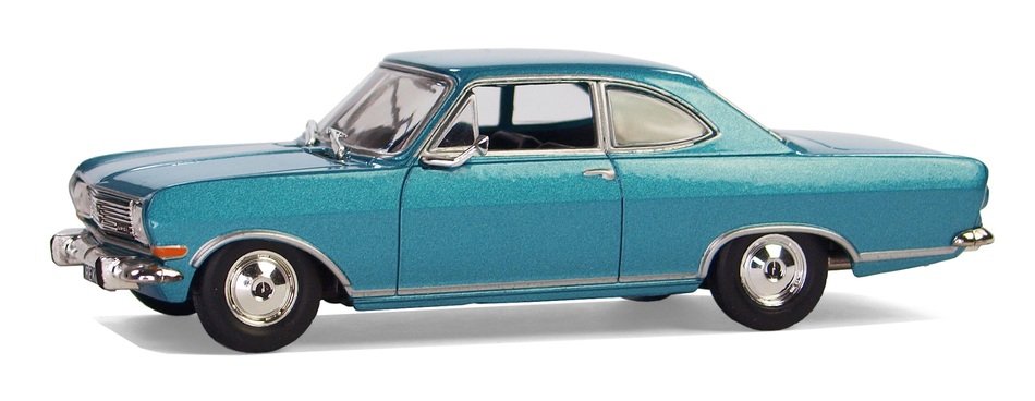 Ä°llustration of blue Opel model car