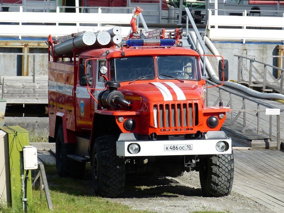 Fire Truck in Russia