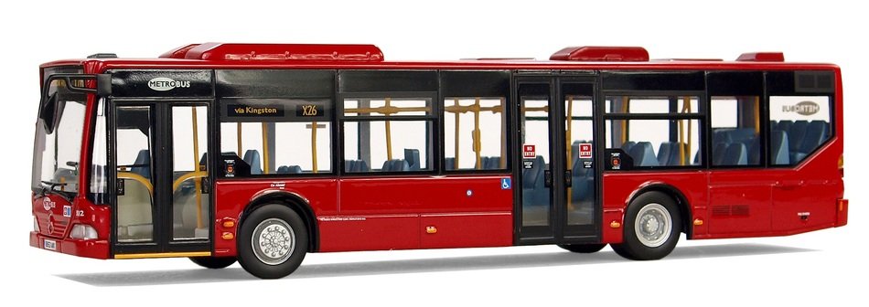 bus of a Mercedes company as a 3D model