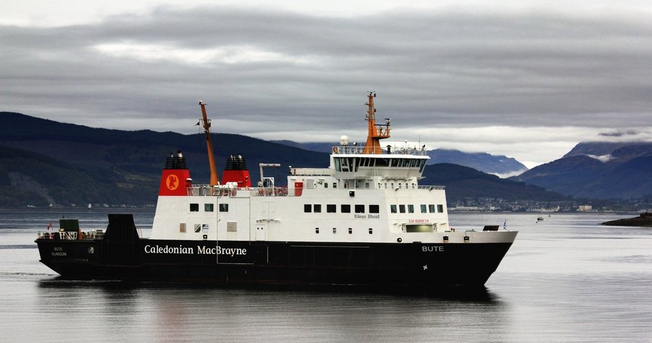 port ship in port in Scotland