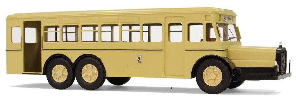 model of school bus in Berlin