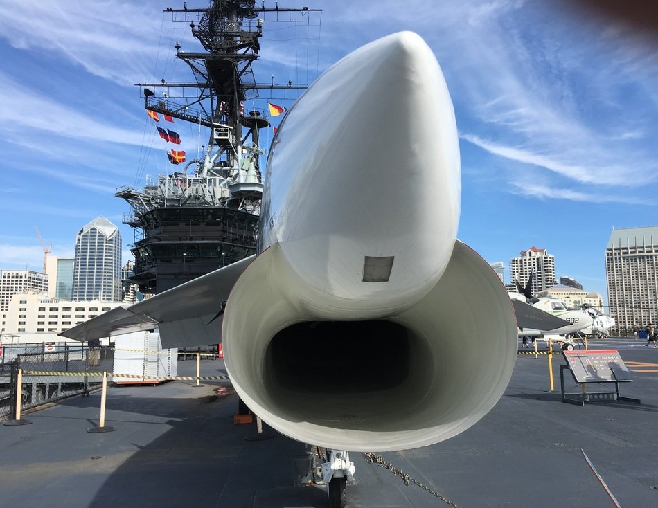 White aircraft for military