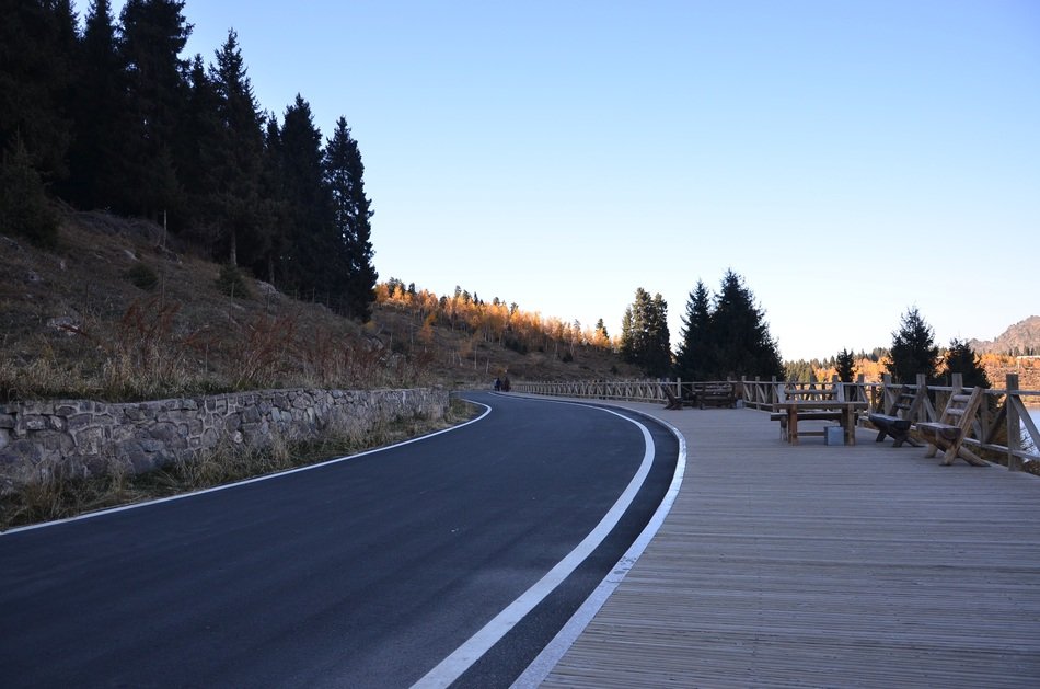 highway at dusk