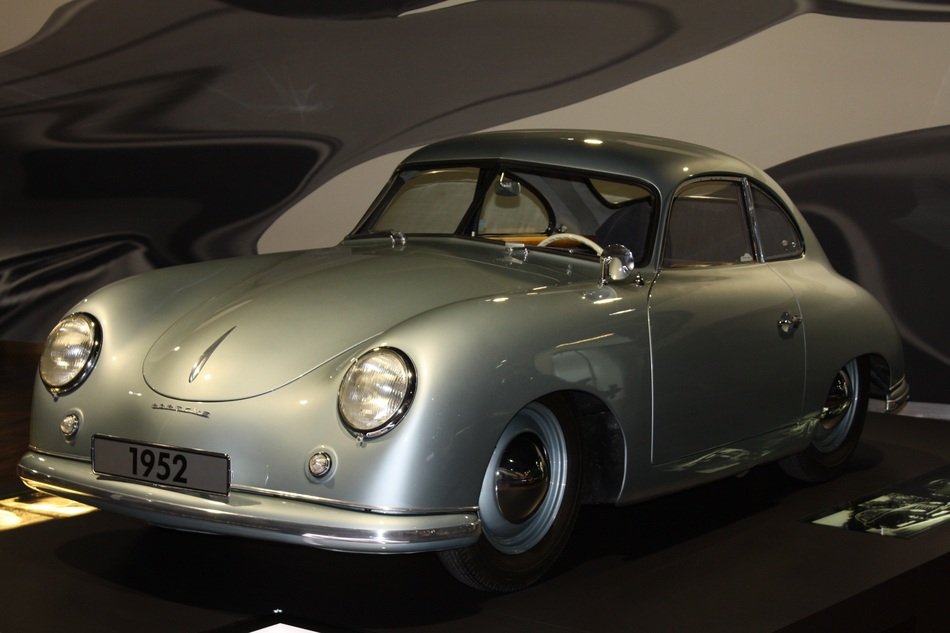 Porsche of 1952 in museum in Wolfsburg