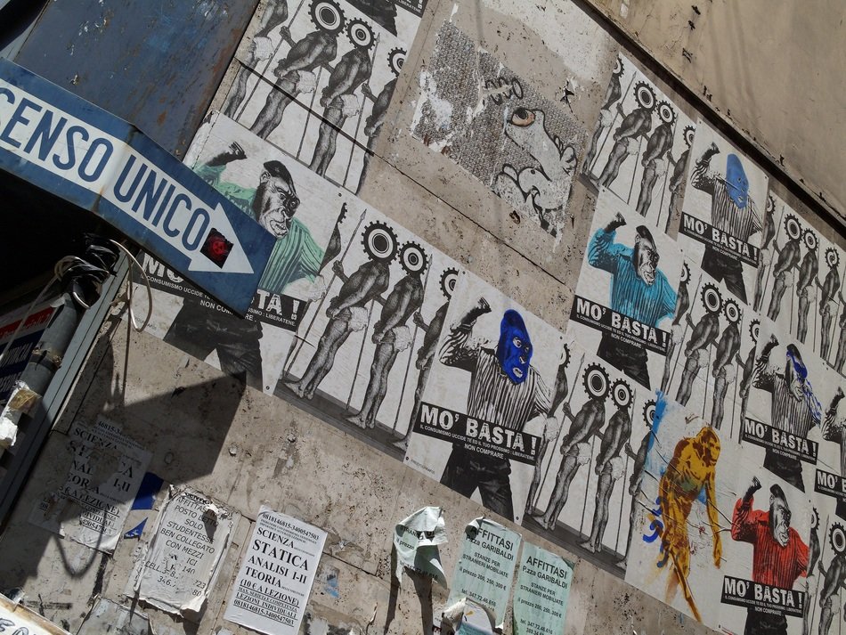picture of the Posters on a walls