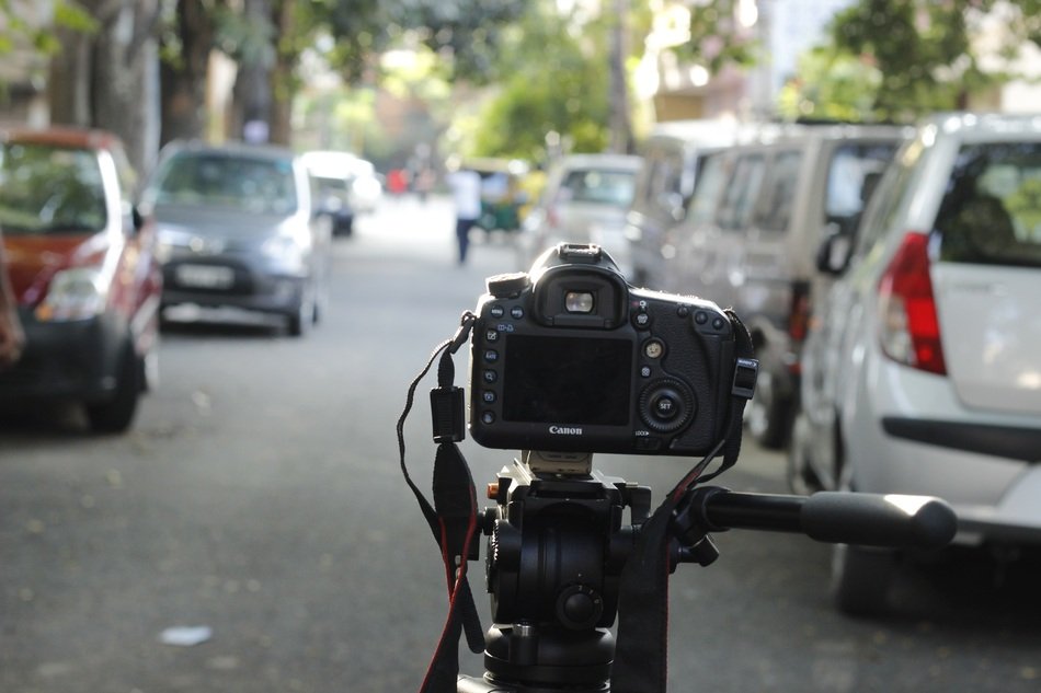 picture of the cars and camera
