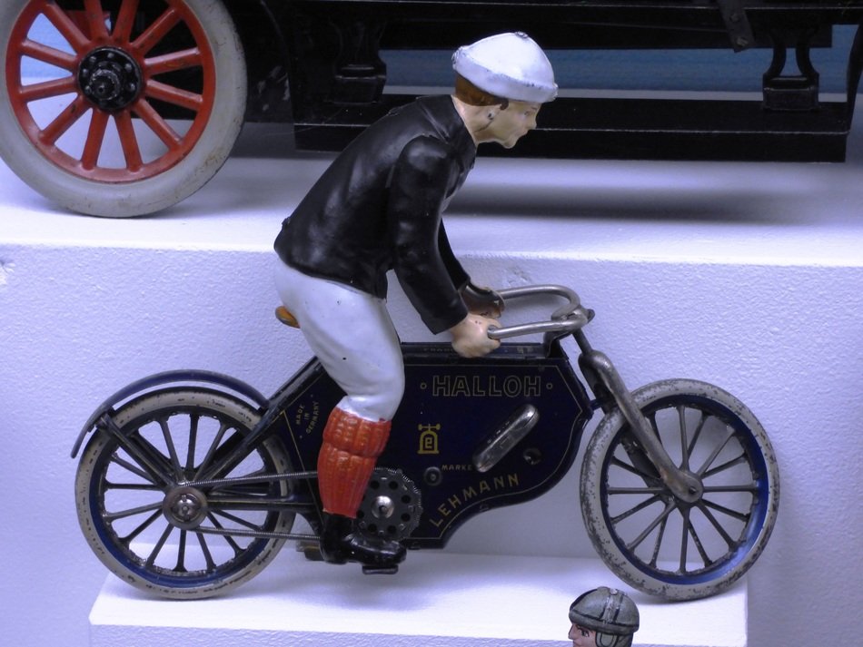 Picture of biker statuette