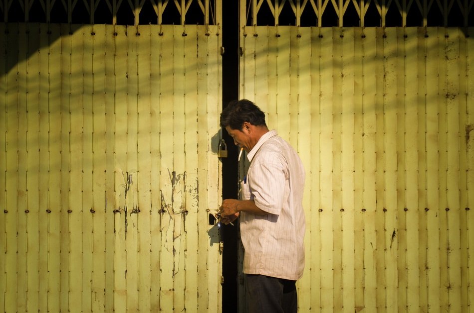 picture of the man on a street