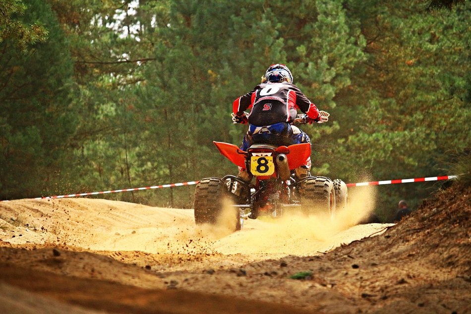 picture of the Motocross race