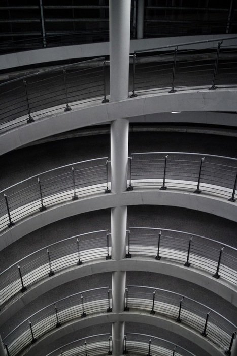 Railing in Multi Storey Car Park