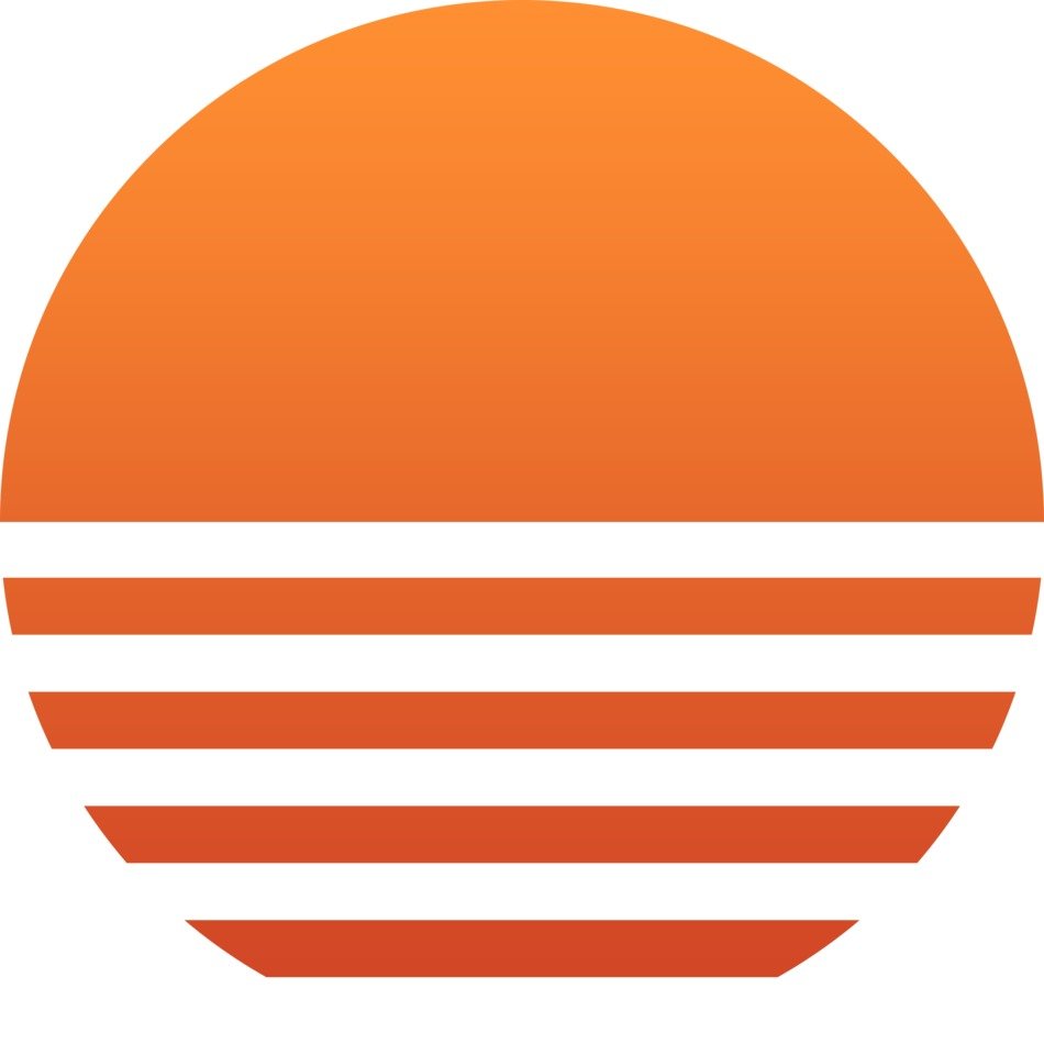 drawing of Orange Sunrise sign