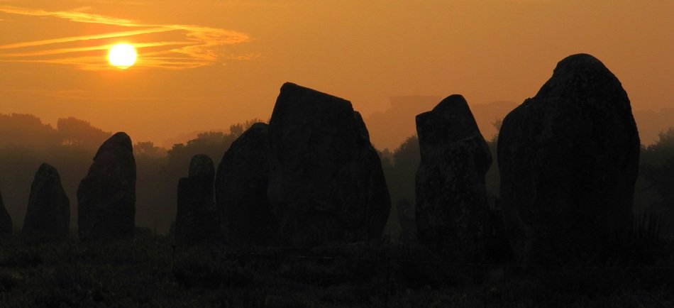 stones at sunrise