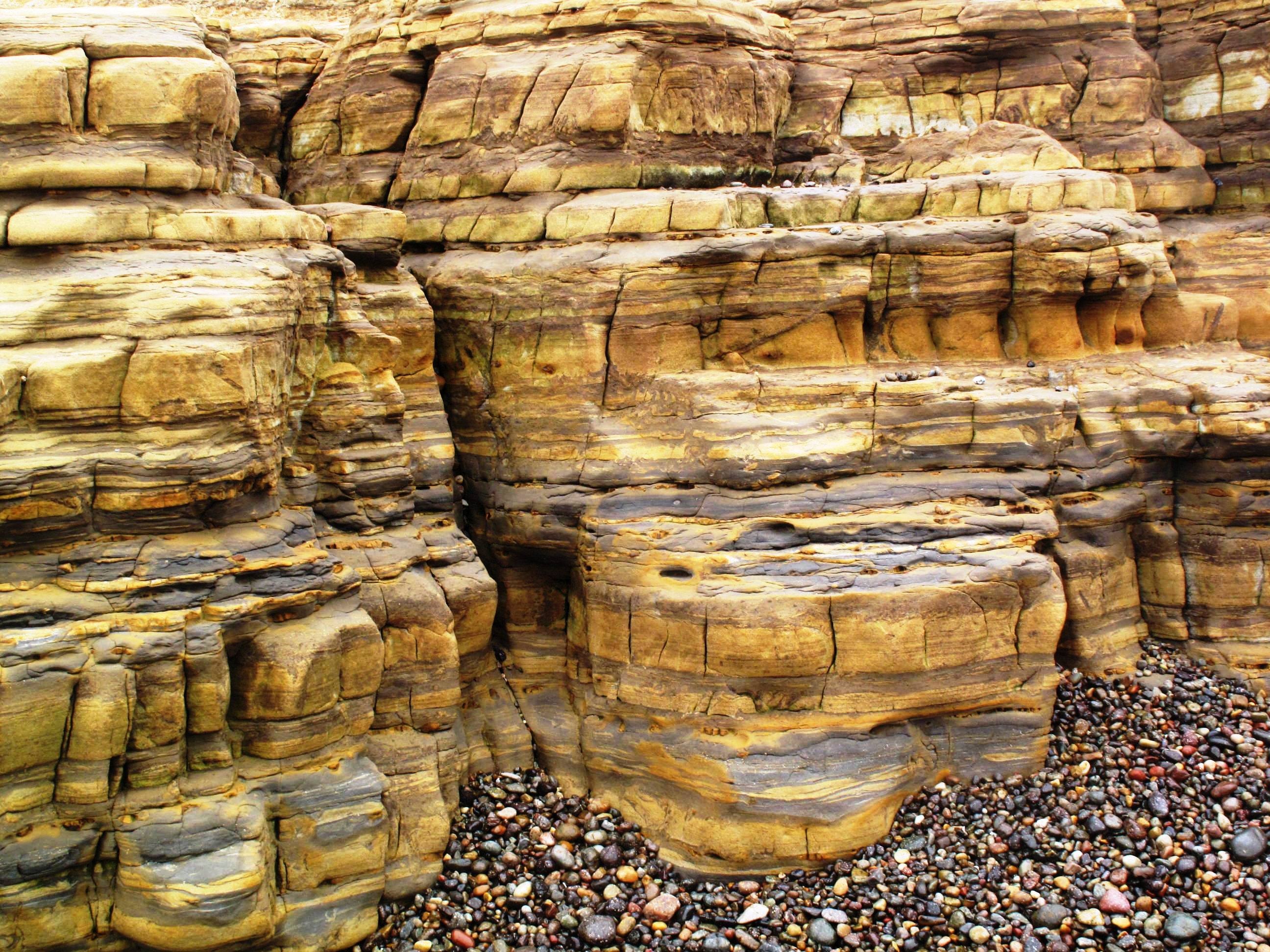 Cliffs on weston beach free image download