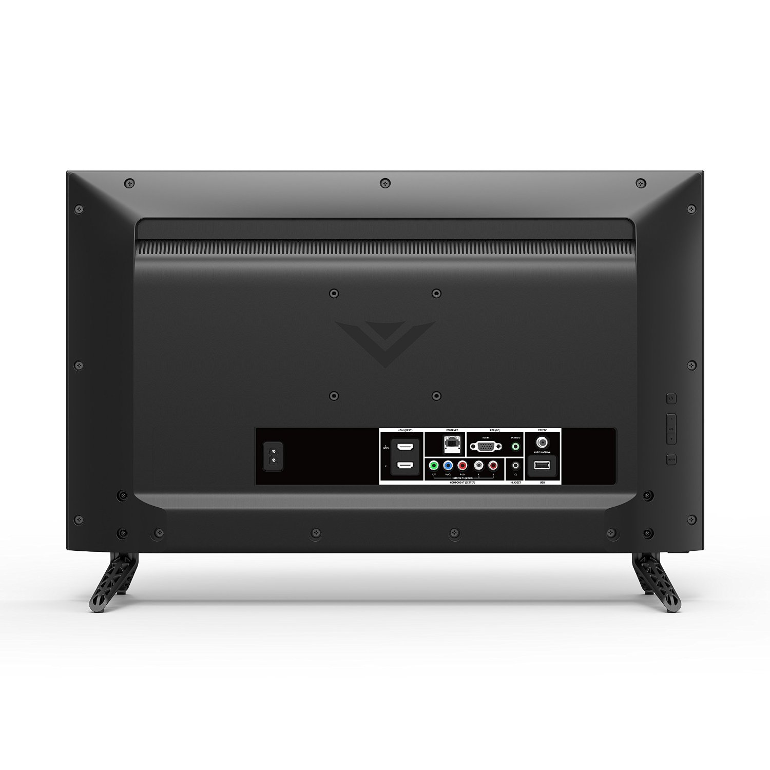 Back view of VIZIO D28hD1 LED Smart TV free image download
