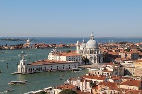 panoramic view of italian venice