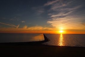 Sunset Lore Dam