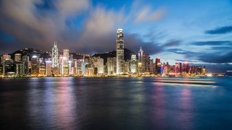 cityscape in hong kong