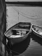 rowing boat in water