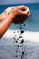 Sand Sea Water