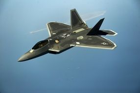 Military Jet F-22 drawing