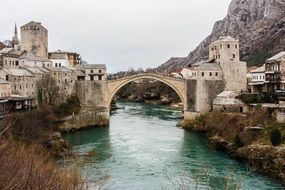 arch bridge in bosnia and herzegovina