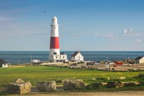 Portland Bill Lighthouse on Portland Island in Dorset