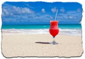 cocktail on Caribbean Beach