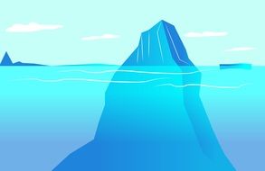 Iceberg drawing