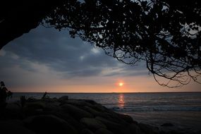 Padang Beach Sunset