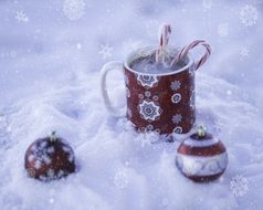 Holiday Snow Card