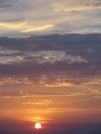 Sunset Sky Clouds Drama