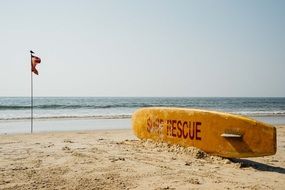 rescue surfboard in wonderful India