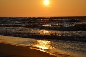 Sea Beach Evening