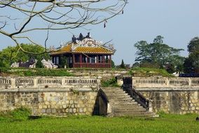 Beautiful and colorful Pavilion in Viet Nam