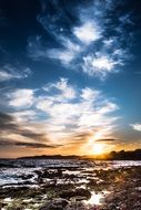 beach sunset in Andalusia