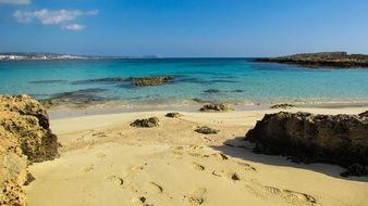 panoramic view of the bay, cyprus, Makronisos Beach