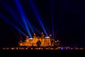 Night picture of Abu Dhabi