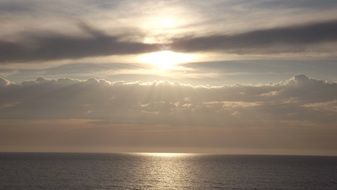 landscape of Atlantic Ocean in France