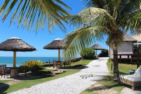 Resort on a tropical beach