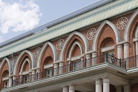 ensemble in the castle park in Tsaritsyno