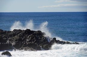 El Golfo Lanzarote on the Atlantic coast