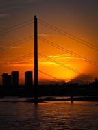 Skyline Düsseldorf River Rhine N2