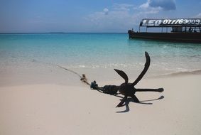 sand beach anchor